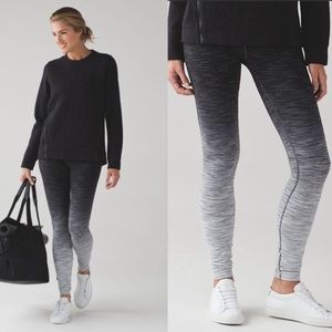 Soulcycle Lululemon high rise wunder under